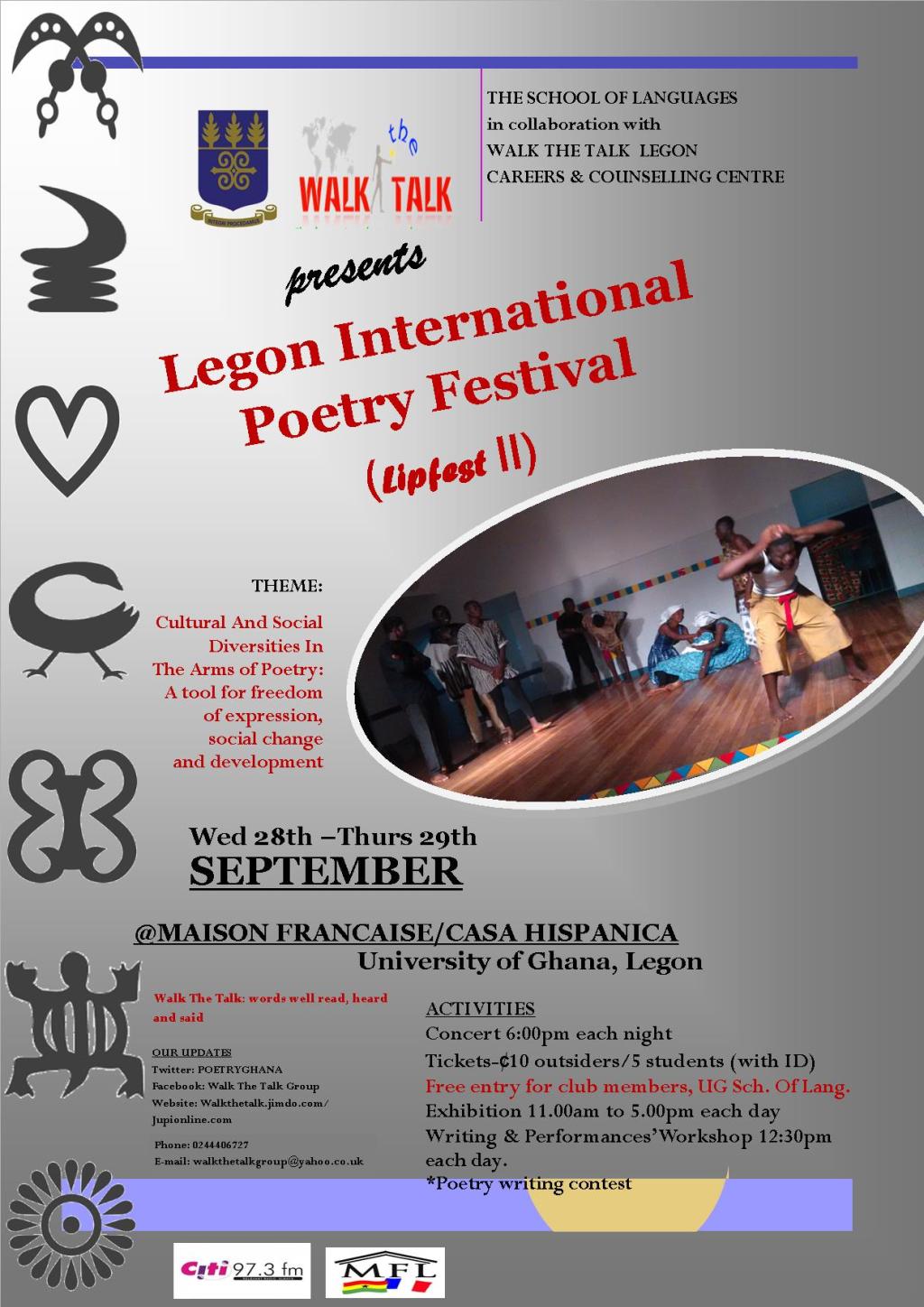 LIPFEST 2016 TO TAKES OFF AT UNIVERSITY OF GHANA,&nbsp;LEGON